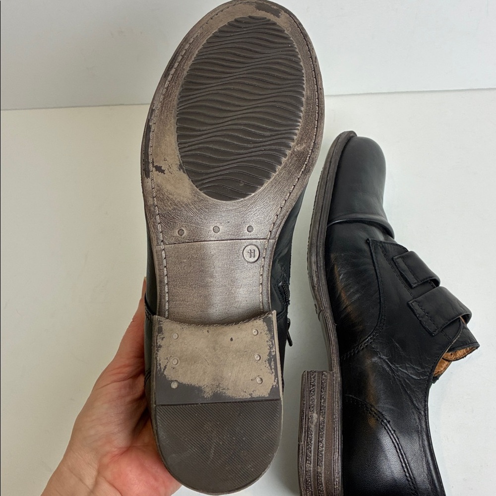 Miz Mooz Black Liam Oxford‎ Leather Loafer 11 Preppy Academia - Picture 13 of 16